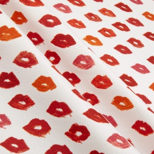 SALE!!!Novogratz Lips Glam Outdoor Fabric  Fabric By The Yard-