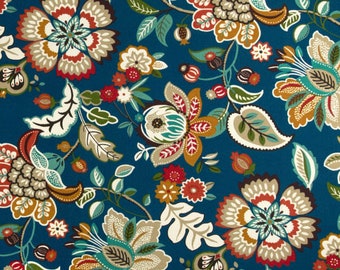 FLASH SALE!!! Telfair Peacock Richloom Solarium Outdoor  Fabric By The Yard