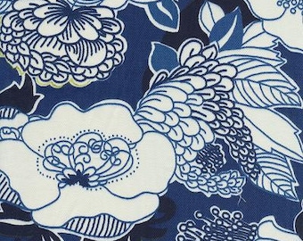 SALE!!!,Kiji Navy, By Duralee Fabric, Suburban Home, Fabric By The Yard