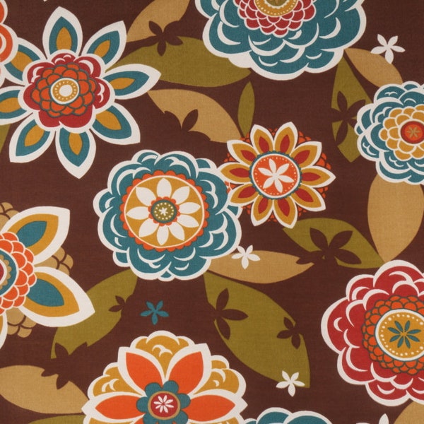 SALE!!! Annie chocolate  Richloom Outdoor  Fabric By The Yard