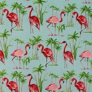 FLASH SALE!!!Flamingo Aqua, Outdoor Fabric