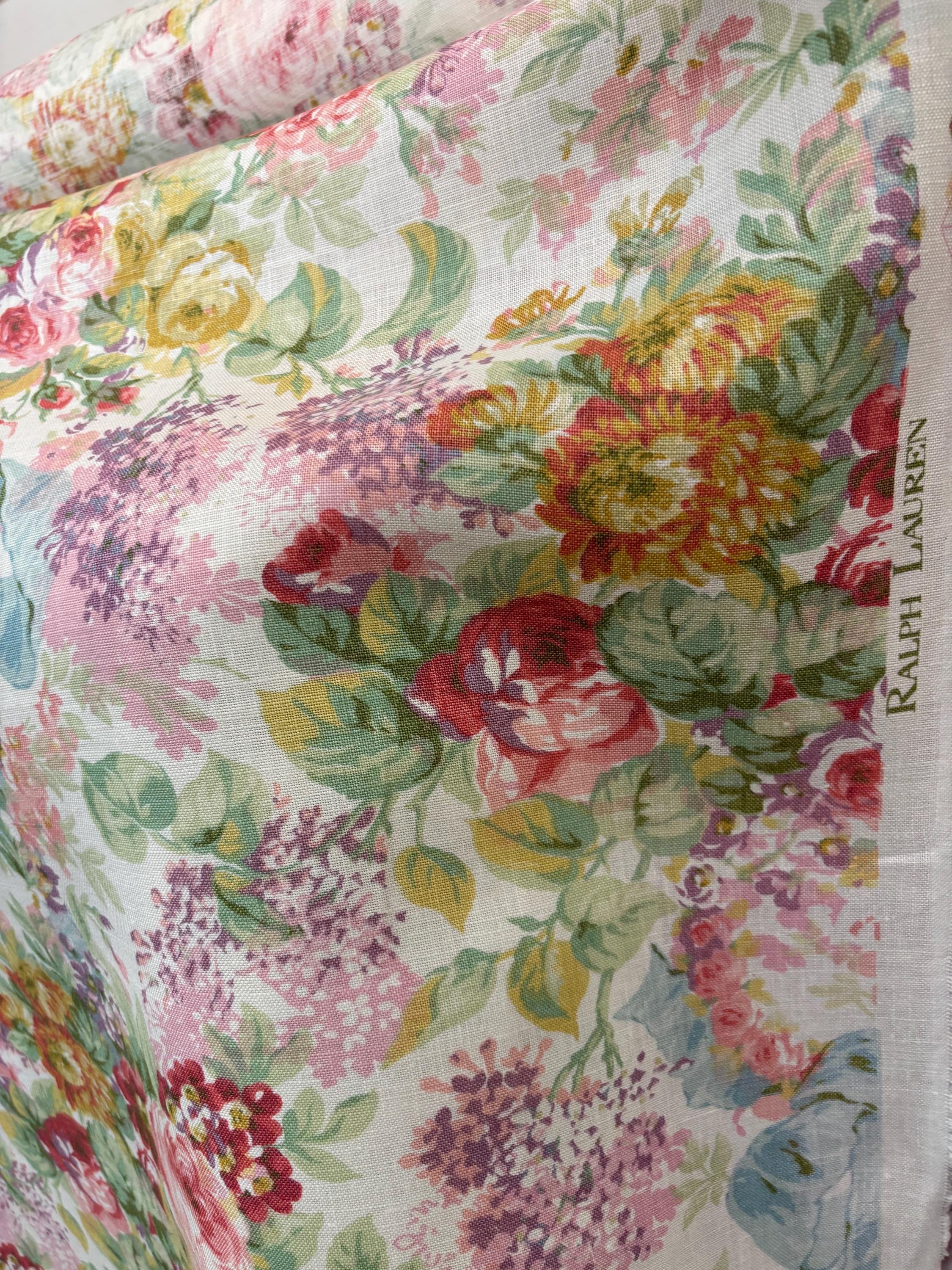 HUGE SALE!!!- Ralph Lauren Allison Floral Fabric by the Yard - Etsy