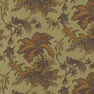 BLITZ!!!! Schumacher Coconut Grove Spruce, Fabric By The Yard 50% off list-