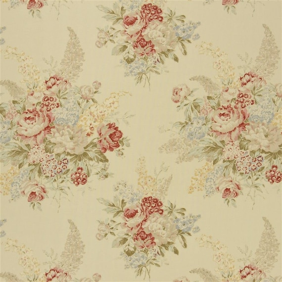 SALE Ralph Lauren Angela Floral Cream Fabric by the Yard - Etsy