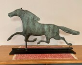 Early 19th Century Copper Running Horse Weathervane