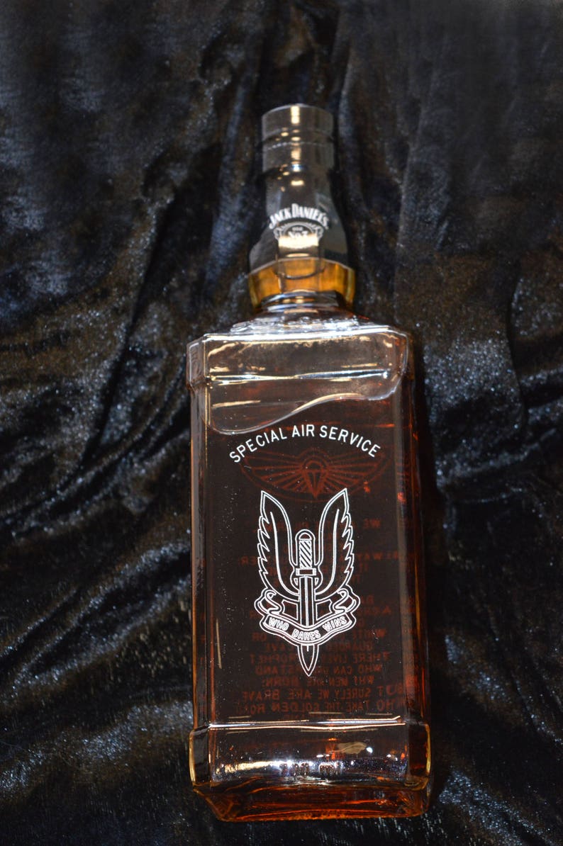 PERSONALISED Engraved Bottle of Jack Daniels. Your Own Etsy UK