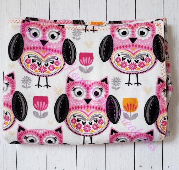 owl receiving blankets