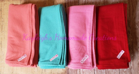 solid color receiving blankets