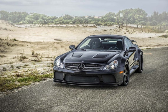 Mercedes Sl65 Amg Black Series Front Black On 360 Forged Etsy