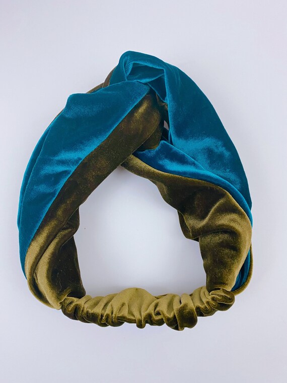 Hairband Twist Gold - Fascia Capelli, In Seta Naturale, "Twist - Foto 10