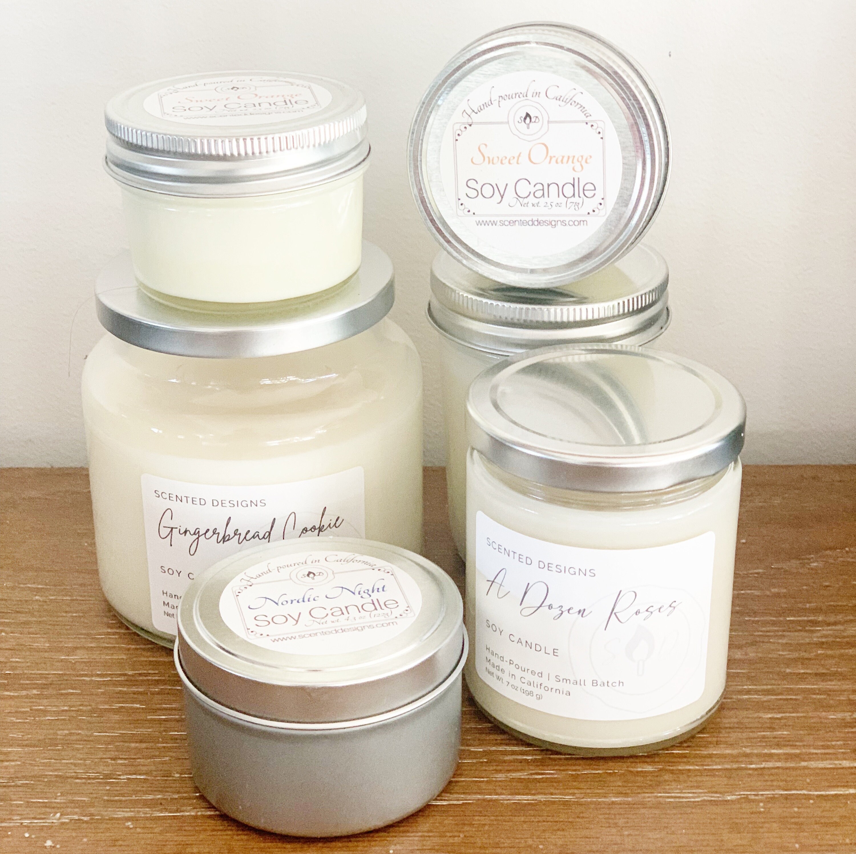 Scented Soy Candles on Sale Mystery Bag Best Value Various Scents Handmade Soy Candles Set Soy