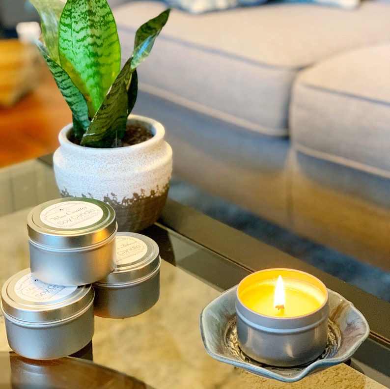 Small Soy Candle Mothers Day Gift Spring Wedding Favor Etsy