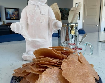 ¡Paquete de 11 oz! Golosinas para perros, cecina de pollo deshidratada 100% natural para perros