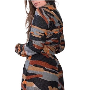 orange army fatigue dress New Camo & Orange Dress 8