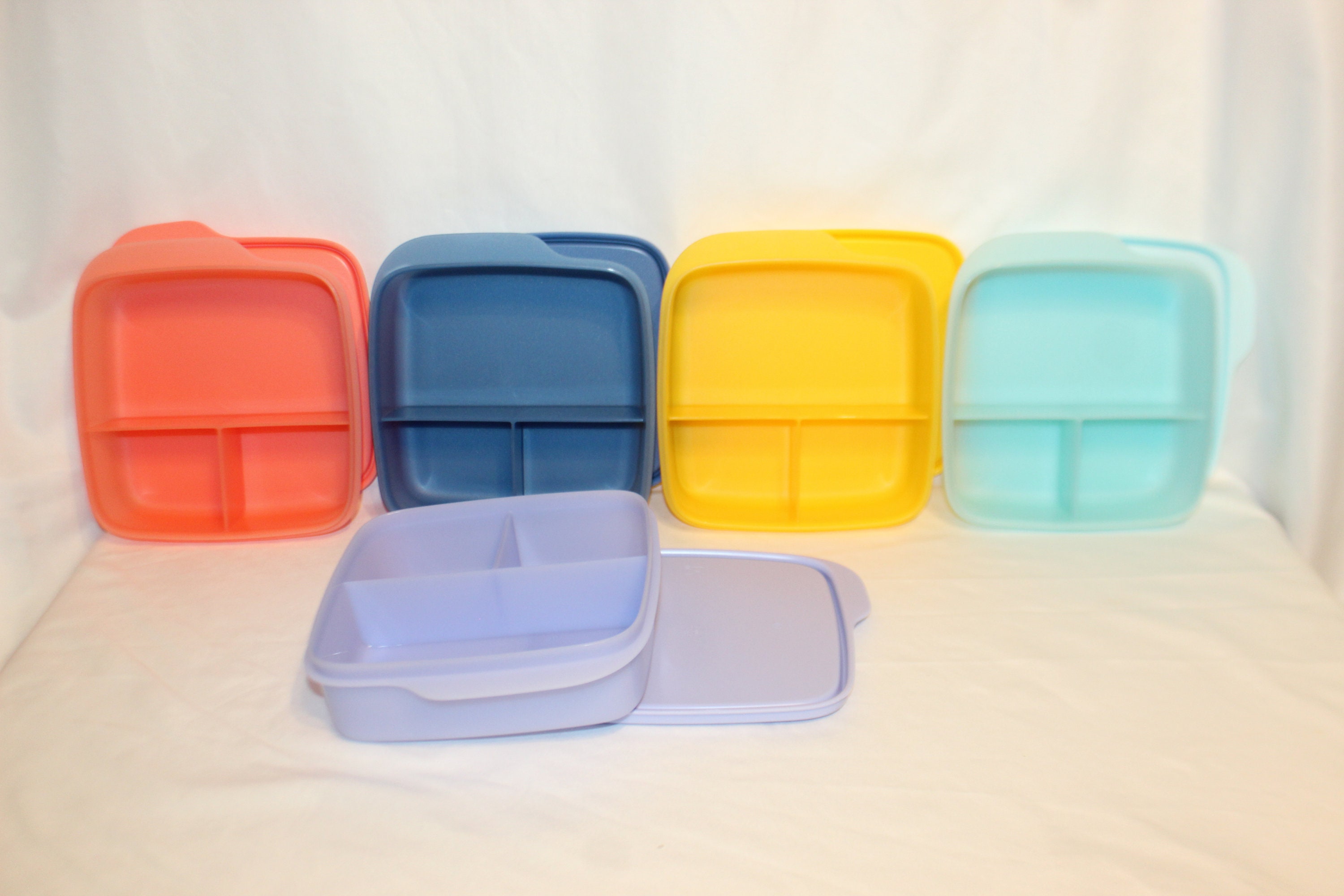 Square Silicone Lunch Box Dividers 6pcs - Bento Box Divider 2x2x1.5 - Silicone Cupcake Baking Cups - Bento Box Accessories Meal Prep Containers