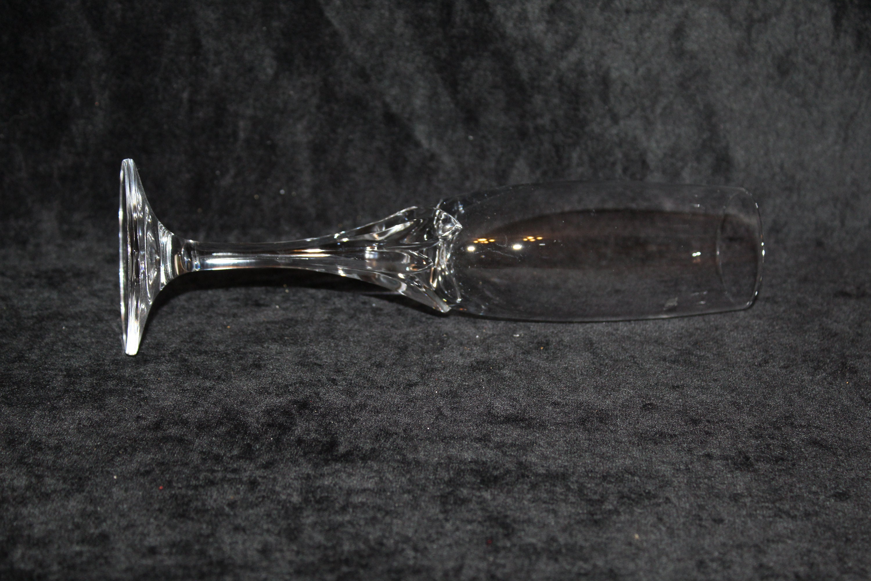 Schott-Zwiesel Crystal Desiree Champagne Flutes, Set of 6 - Ruby Lane