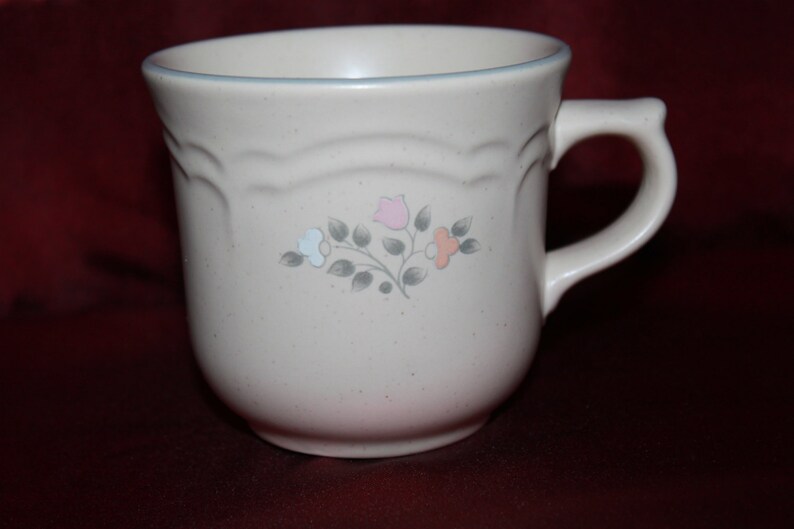 M4 Pfaltzgraff Remembrance Flat Cup Coffee Tea USA