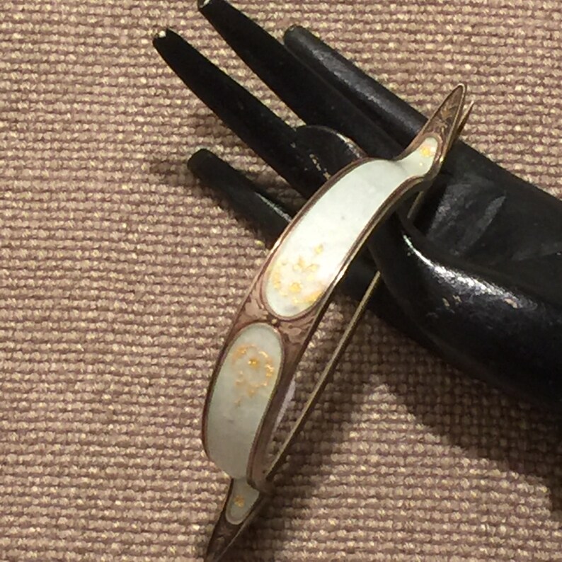 Sterling Enamel Edwardian Bouquet Pin