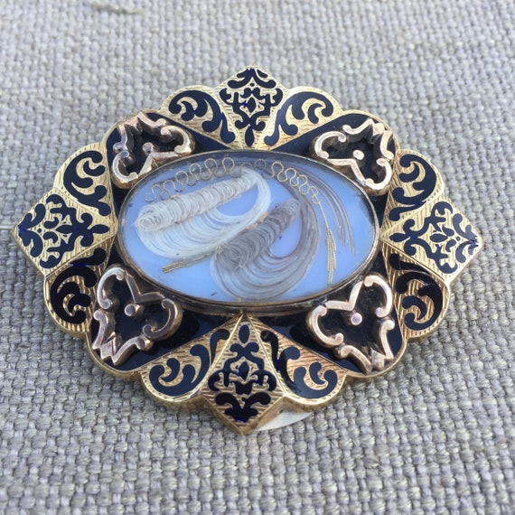 Victorian Mourning Brooch
