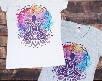 Colourful Sublimation SUB1305 Women/'s T-Shirt Peace CND Paintbrush
