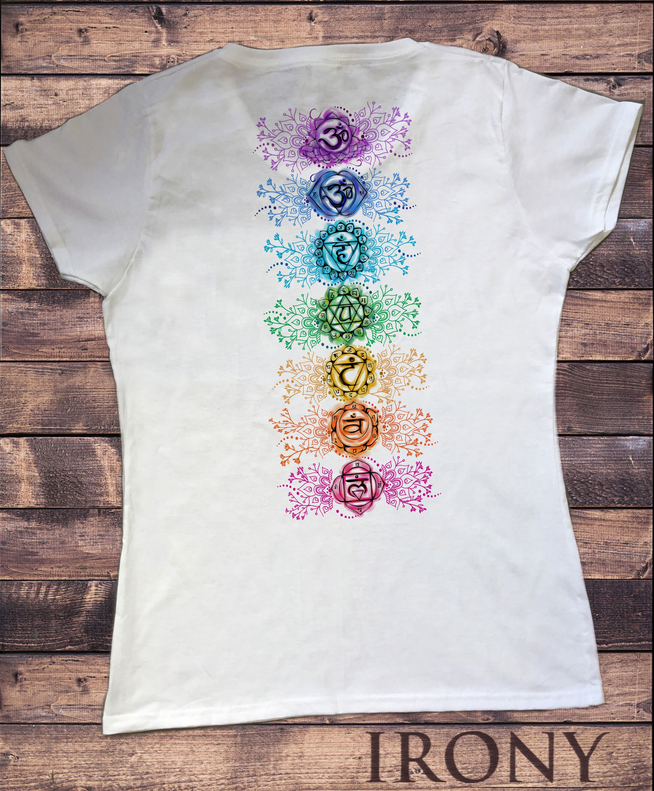 Yoga-T-Shirt Batwing „celestial flower“ - berry/copper