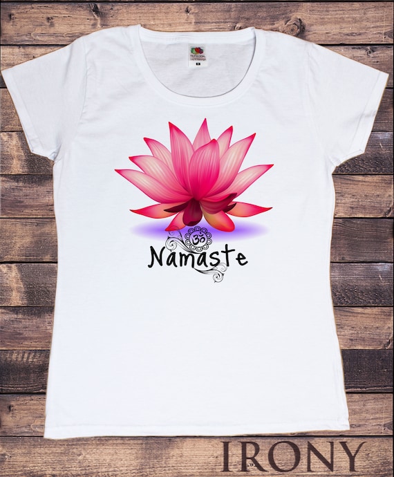 Namaste Yoga Spritual Zen Lotus T-Shirt Namaste Yoga Spritual Zen Lotus T-Shirt