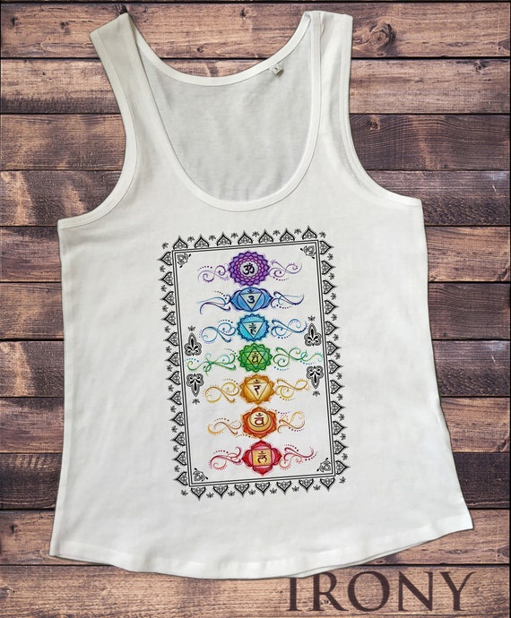Lotus Flower Temple Spiritual Meditation FTK1744 F//B Women/'s fitted vest,Tank