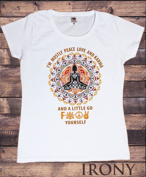 Love Yoga Tee Shirt Lotus Flower Mediation Pose Buddhism Love Yoga Tee Shirt Lotus Flower Mediation Pose Buddhism