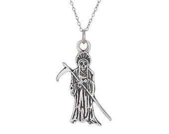 34/” Lava Stone Holy Death/’s Rosary 3/” Pendant Rosario de la Santa Muerte con Piedras de Lava. Chavarrieta Extra Large