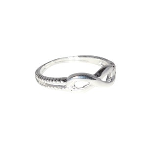 Sterling Silver .925 Infinity Ring Sizes: 4 - 10 Available | Made in USA