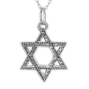 Sterling Silver .925 Jewish Star of David Charm Pendant - Etsy