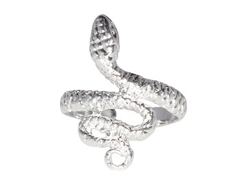 New .925 Sterling Silver Snake Toe Ring adjustable size | Made In USA