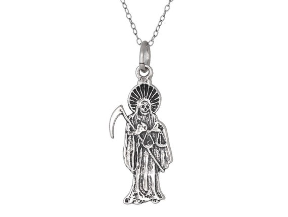 Ciondolo Teschio Zucchero 925 - Argento Sterling, Dia De Los Muertos, Fatto A Mano, Nuovo Senza Etichetta - Foto 2