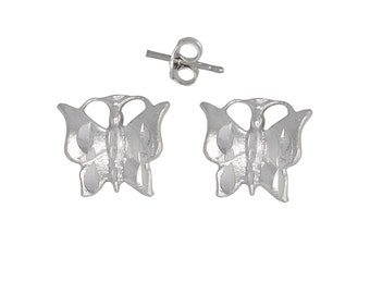 Sterling Silver .925 Butterfly Pin Earring | Made in USA