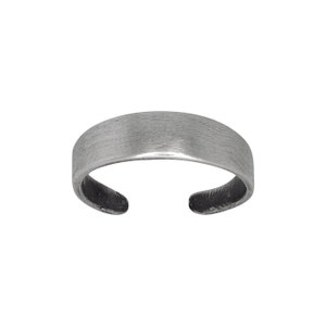 Sterling Silver .925 Plain Band Solid Toe Ring adjustable size | Made In USA