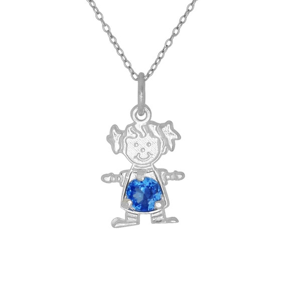 December Birthday Charm Bright Blue Cubic Zirconia Sterling Silver December Birthday Charm Bright Blue Cubic Zirconia Sterling Silver