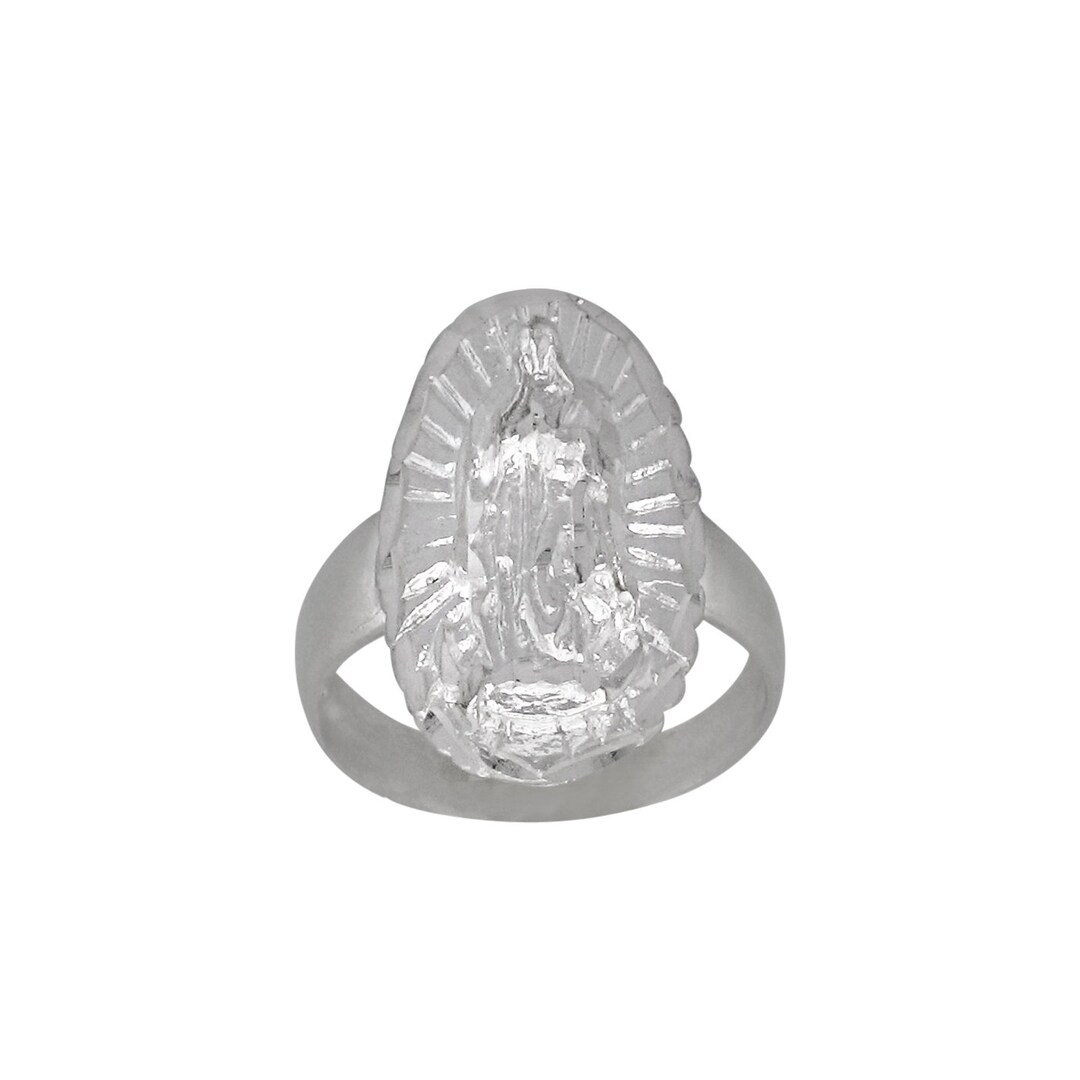 Sterling Silver .925 Diamond Cut Virgin Mery, Our Lady of Guadalupe ...