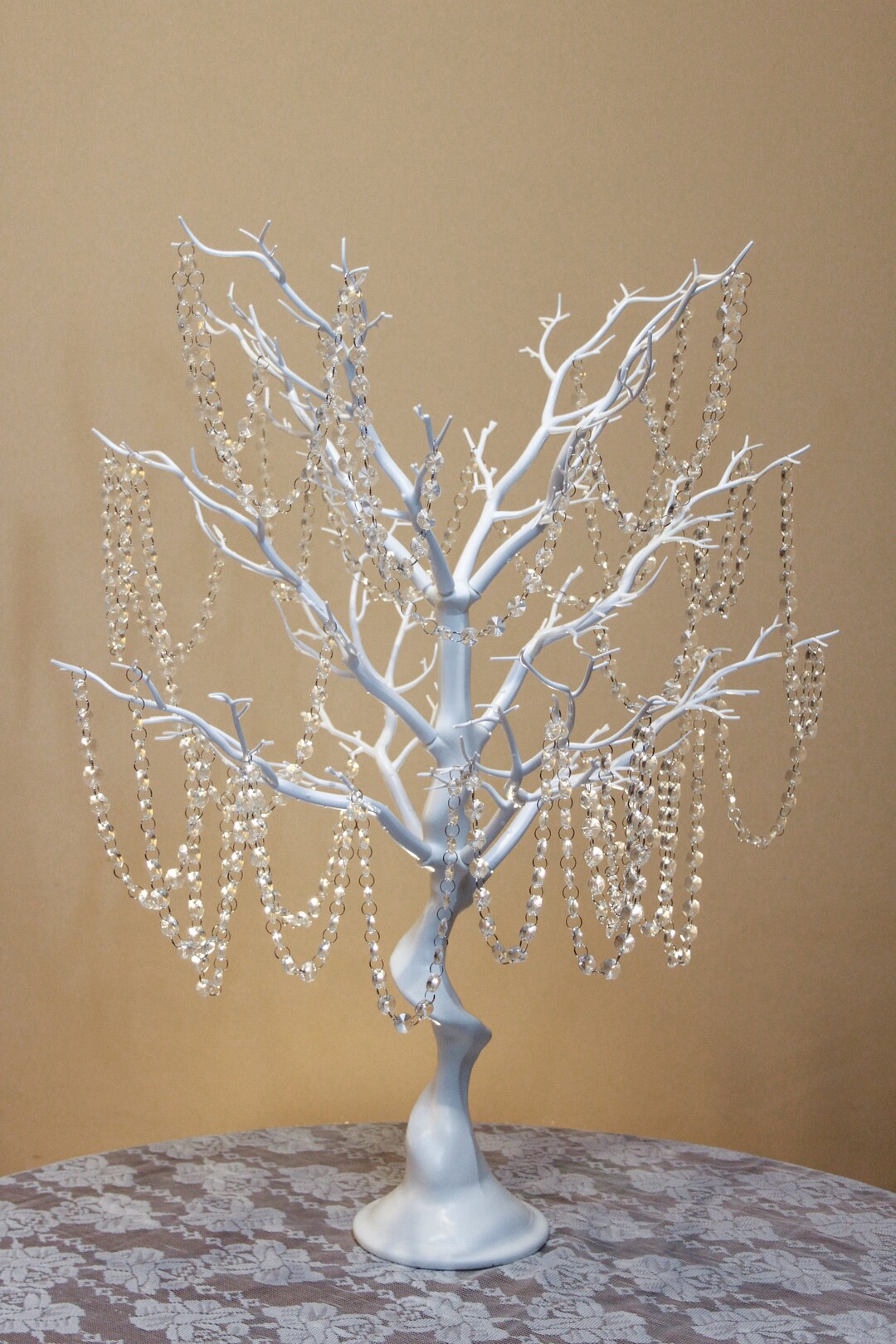 Artificial White Tree Etsy
