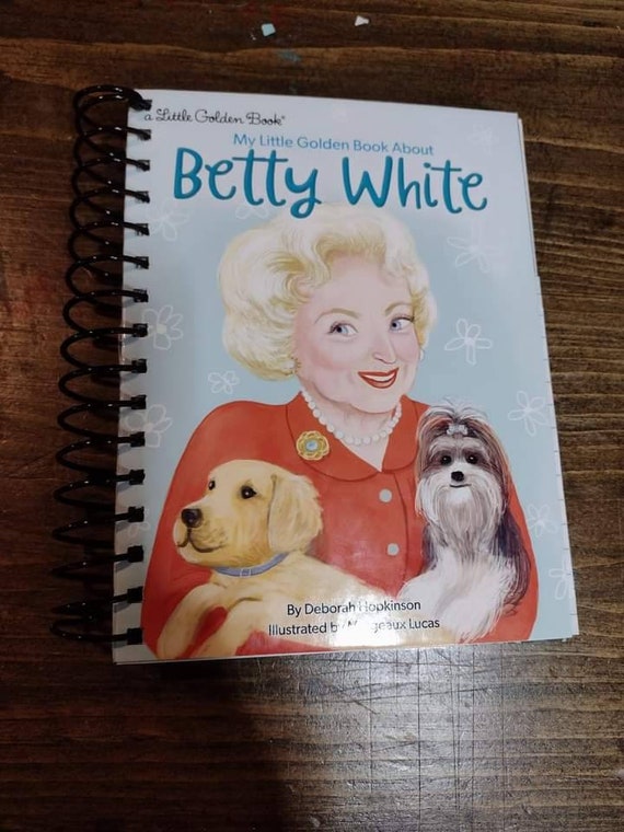Betty White Little Golden Book Journal Etsy
