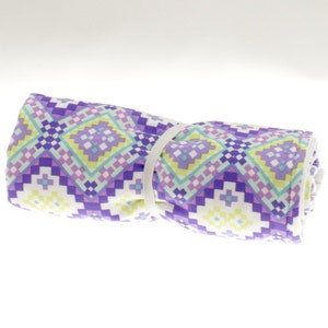 Clearance! Ready to ship! Purple Aztec Wipeable Changing Pad,Waterproof Changing Pad, Travel Changing Mat, Travel Changing Pad