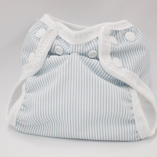 Boho Stripe Newborn Cloth Diaper With Umbilical Cord Snap Etsy