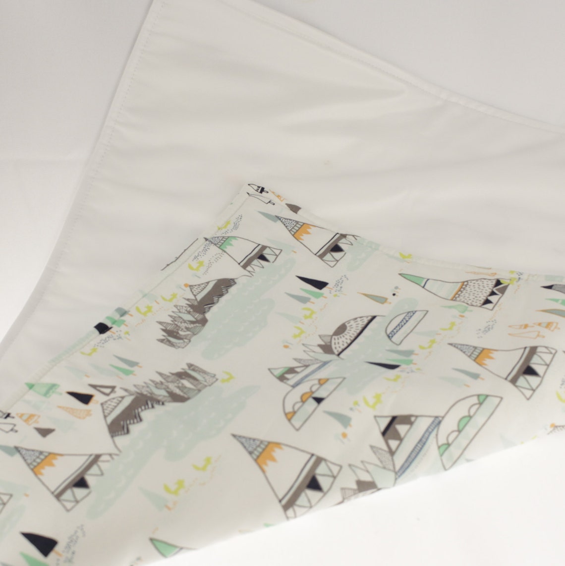 CLEARANCE Tepee Changing Pad Wipeable Changing Pad Etsy