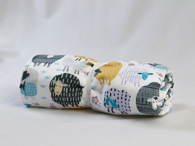 Ready To Ship Sheep In White Changing Pad Wipeable Changing Etsy
