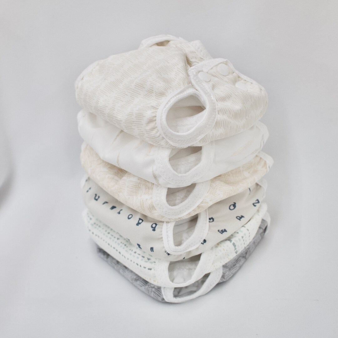 Set of 6 Low Volume Newborn Cloth Diapers With Umbilical Cord Etsy