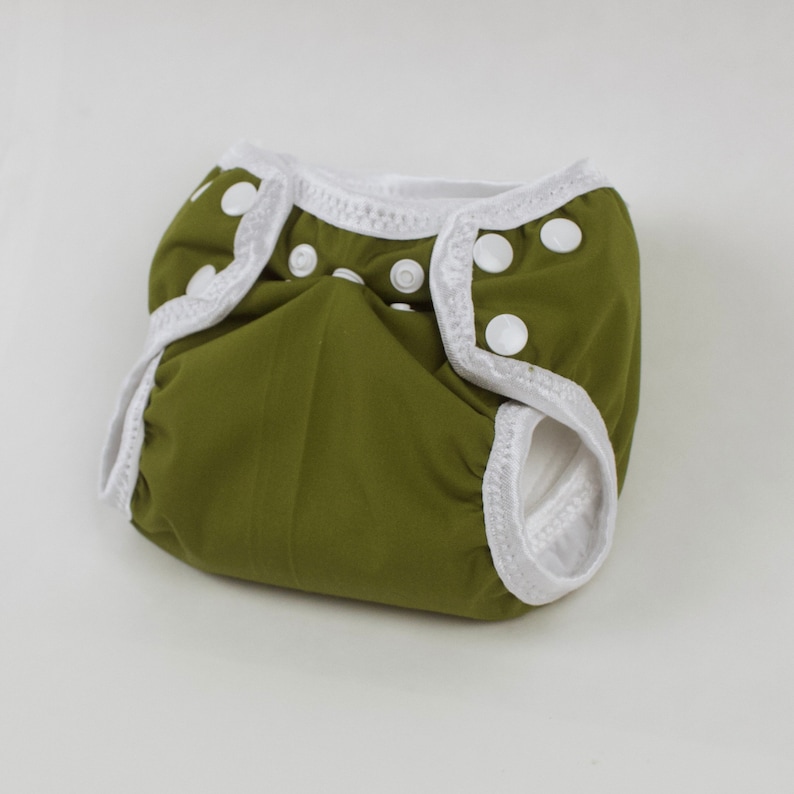 Set of 3 Boho Newborn Cloth Diapers With Umbilical Cord Snaps Etsy