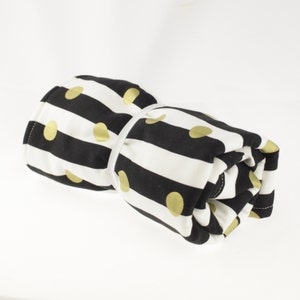CLEARANCE! Black, White and Gold Changing Pad, Wipeable Changing Pad, Waterproof Pad, Travel Changing Mat, Travel Changing Pad