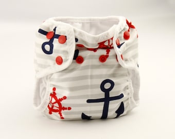 LAST ONE! Newborn Cloth Diaper with umbilical cord snap