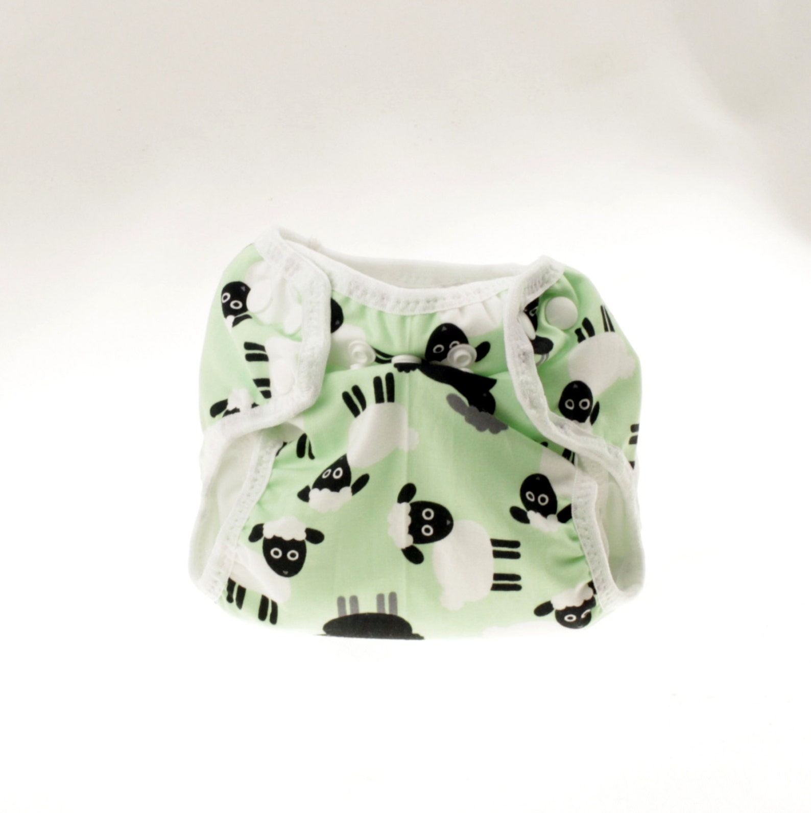 Sheep Newborn Cloth Diaper with umbilical cord snap Etsy