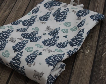 Lynx Print Changing Pad: Waterproof Travel Changing Mat (18x24 inch)