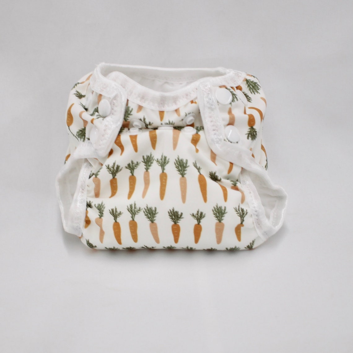 Carrot Newborn Cloth Diaper With Umbilical Cord Snap Etsy
